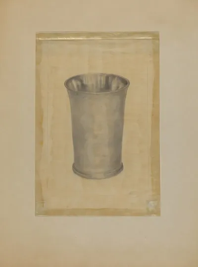Pewter Beaker 7