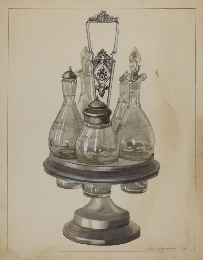 Pewter Caster 2