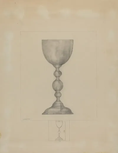 Pewter Chalice 5