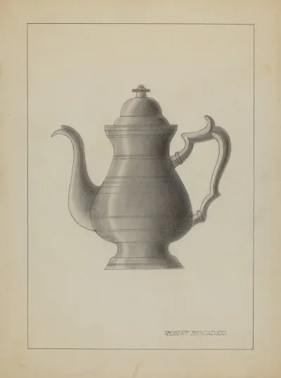 Pewter Coffee Pot 18