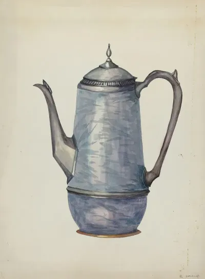 Pewter Coffee Pot 2
