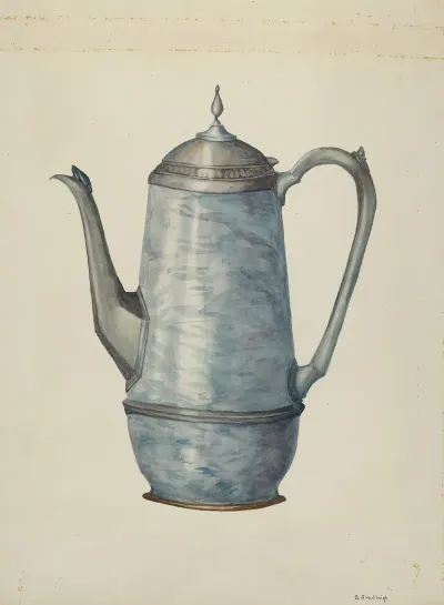Pewter Coffee Pot 3