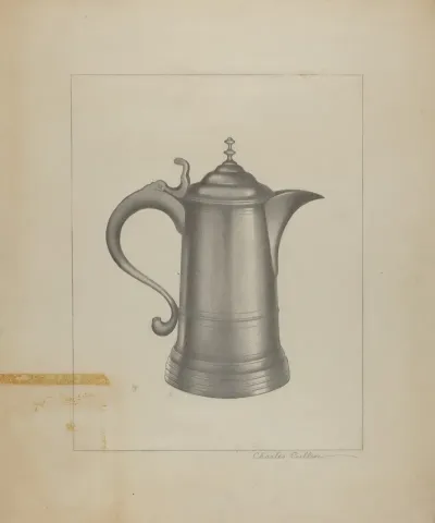 Pewter Flagon 3