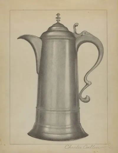 Pewter Flagon 4