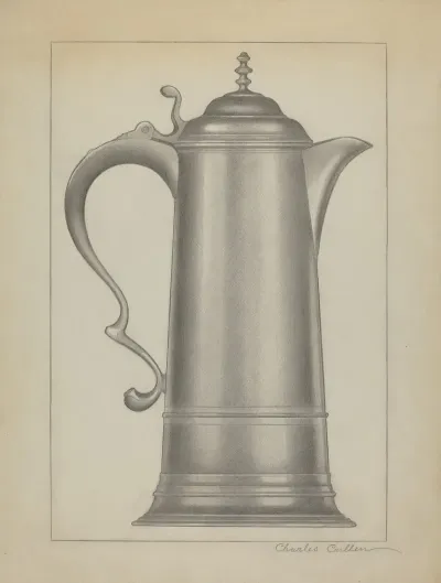 Pewter Flagon 5