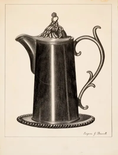 Pewter Flagon 7
