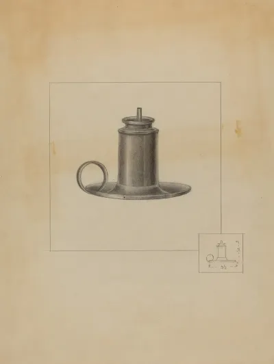 Pewter Lamp