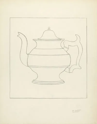 Pewter Pitcher 12