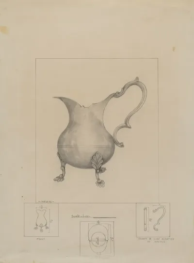 Pewter Pitcher 16