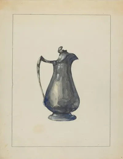 Pewter Pitcher 19