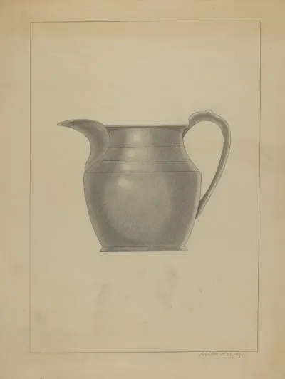 Pewter Pitcher 20