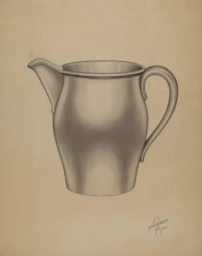 Pewter Pitcher 21