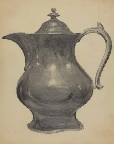 Pewter Pitcher 4