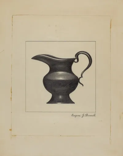 Pewter Pitcher 5