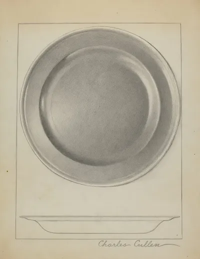 Pewter Plate