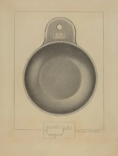 Pewter Porringer 11