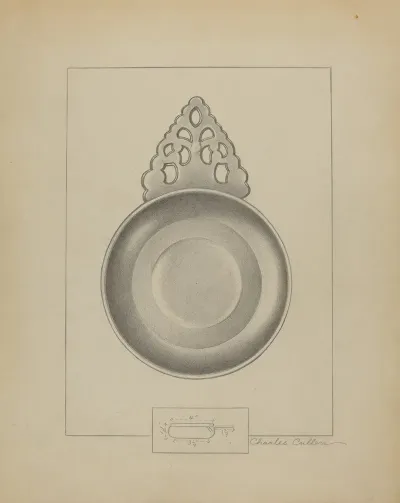 Pewter Porringer 12