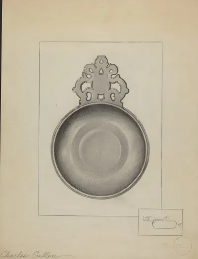 Pewter Porringer 13