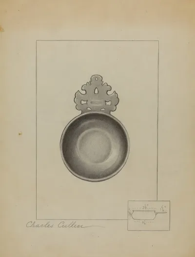 Pewter Porringer 15