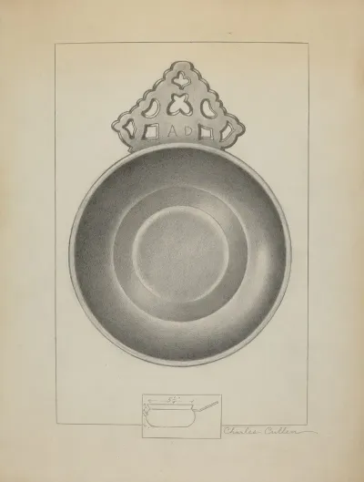 Pewter Porringer 18