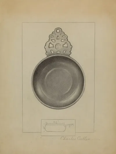 Pewter Porringer 19