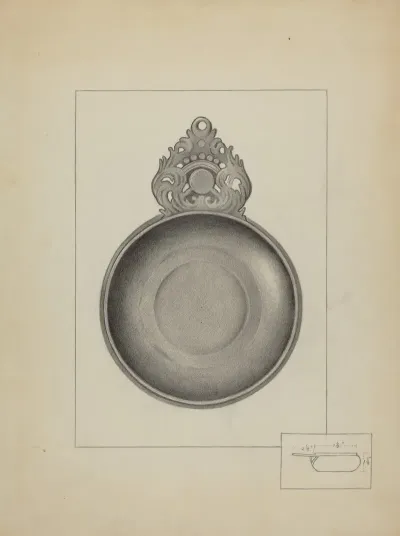 Pewter Porringer 20