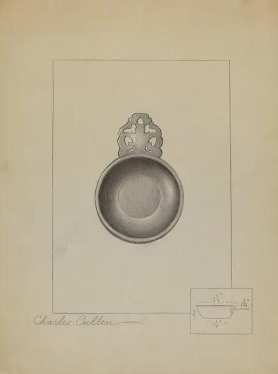 Pewter Porringer 23