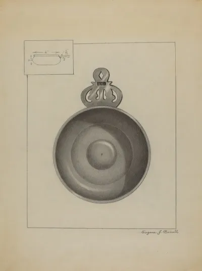 Pewter Porringer 29