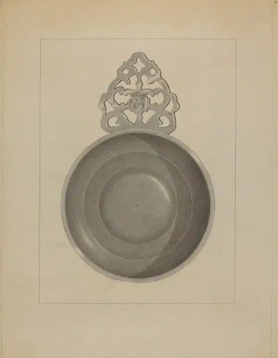 Pewter Porringer 30