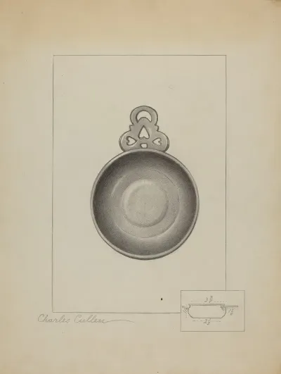 Pewter Porringer 7