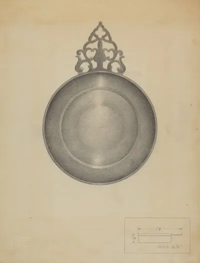 Pewter Porringer 9