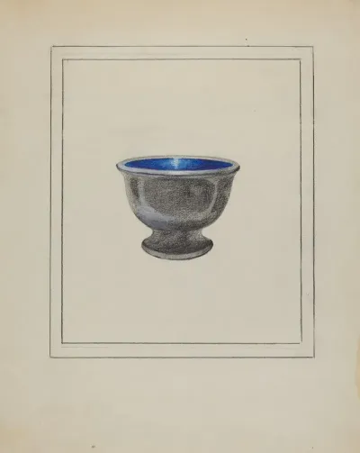 Pewter Salt Or Sugar Bowl