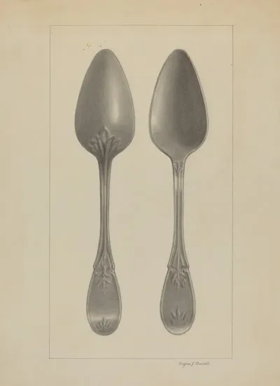 Pewter Spoon 2