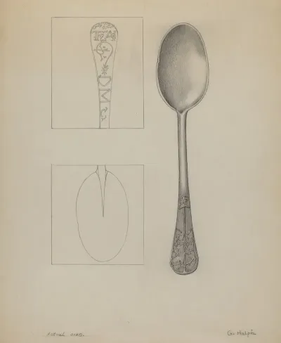 Pewter Spoon 3