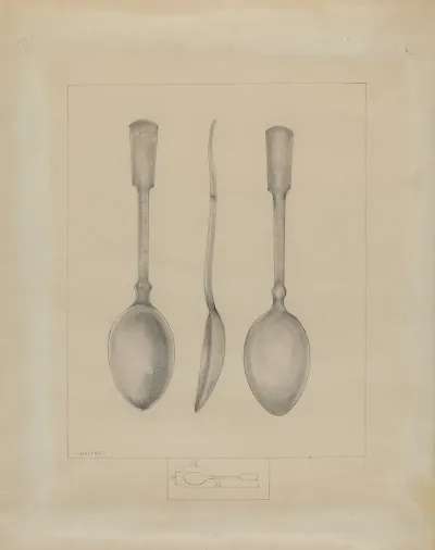 Pewter Spoon 4