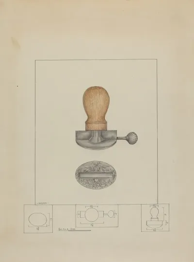 Pewter Stamp