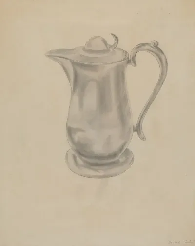 Pewter Syrup Pitcher