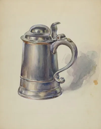 Pewter Tankard 19