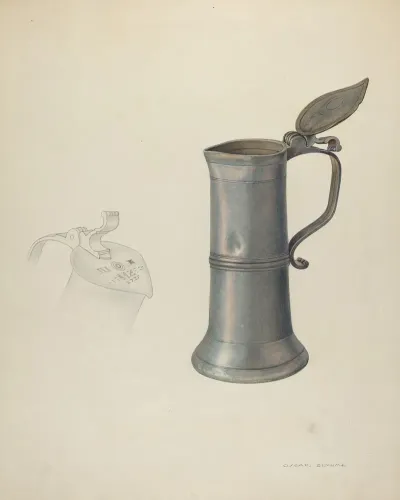 Pewter Tankard 20
