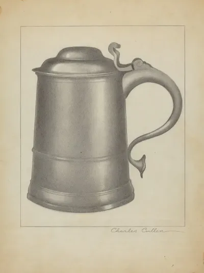 Pewter Tankard 4