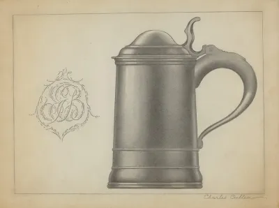 Pewter Tankard 5