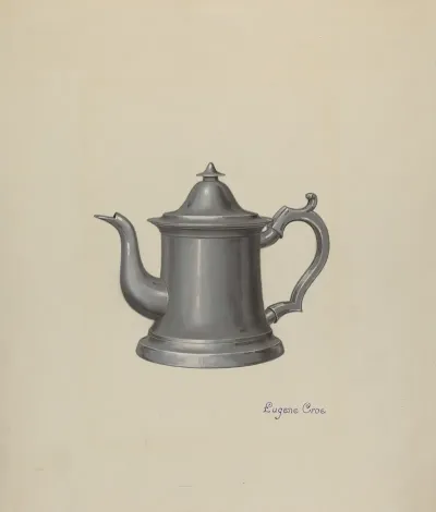 Pewter Teapot 11
