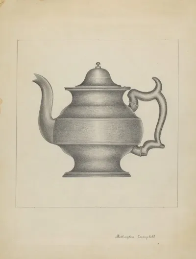 Pewter Teapot 26