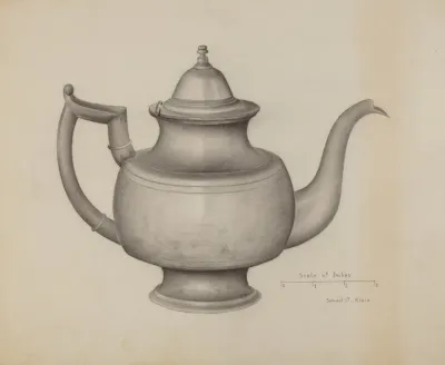 Pewter Teapot 28