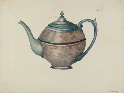 Pewter Teapot 4