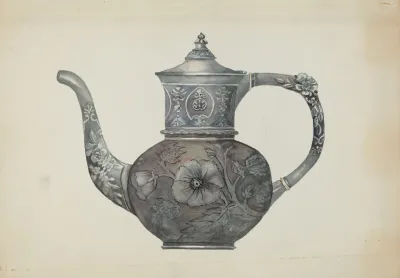 Pewter Teapot 6