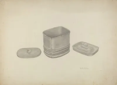 Pewter Tobacco Jar