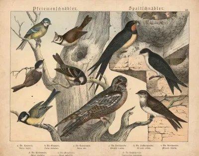 Pfriemenschnabler Spaltschnabler