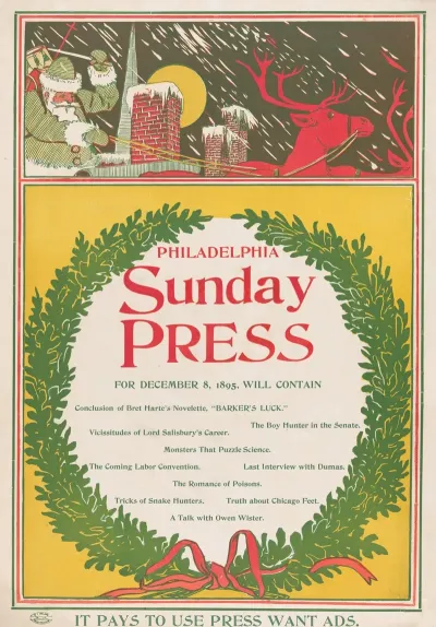 Philadelphia Sunday Press December 8th