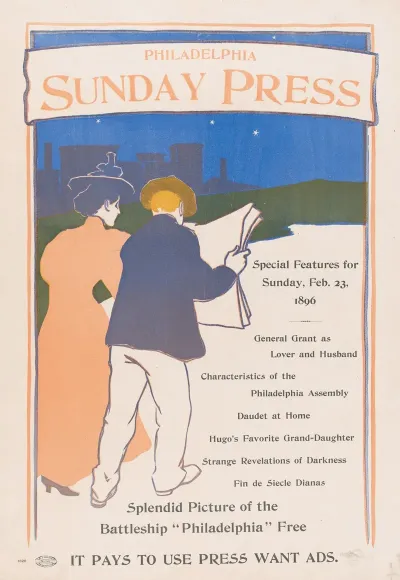 Philadelphia Sunday Press February 23 1896